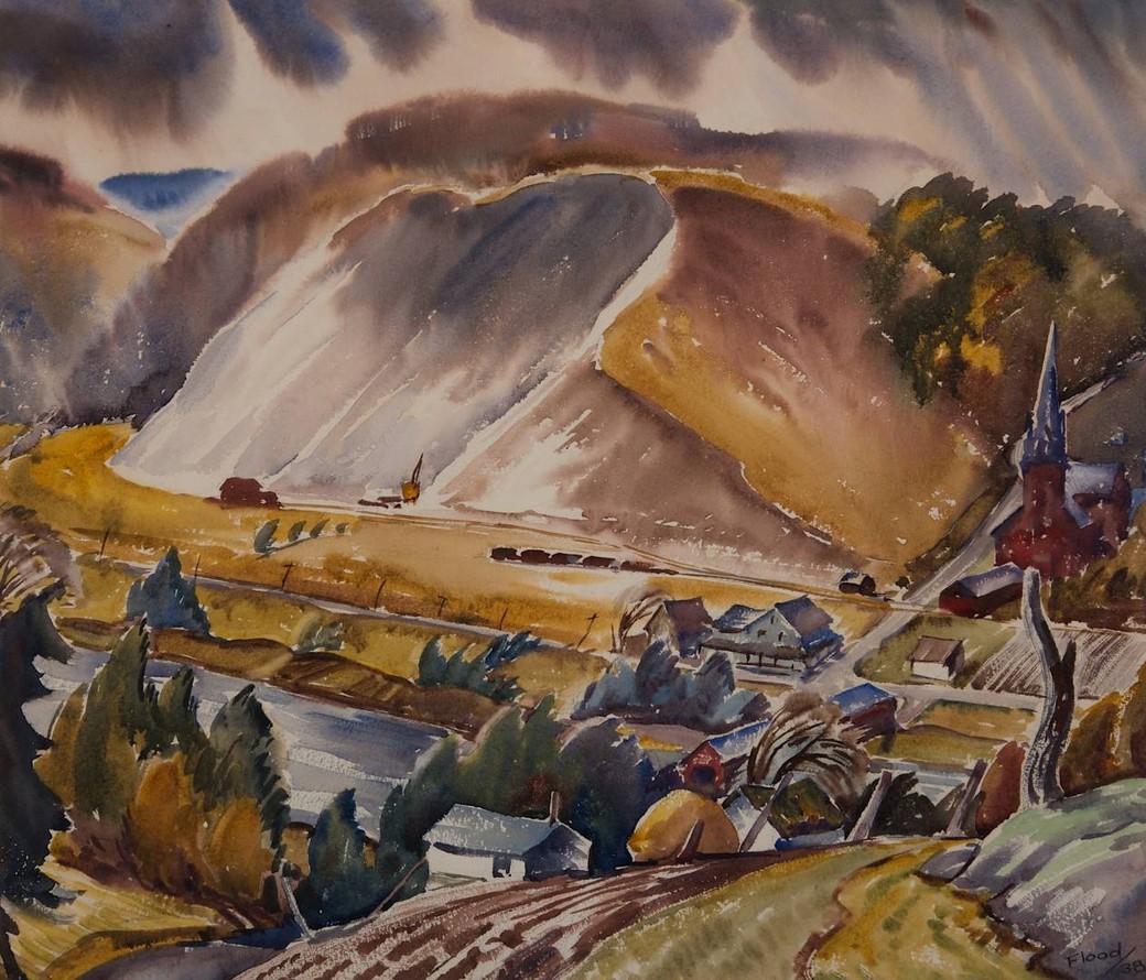 #170 - Storm Over Farrelton, (Quebec) 1938
