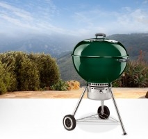 A classic charcoal grill.