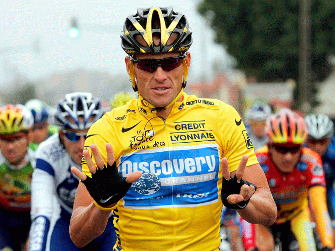 Lance Armstrong was stripped of his seven Tour de France titles.