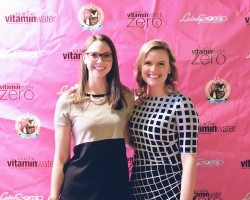 Laura Stockfish and OLM Fashion Editor Alexandra Gunn strike a pose before the event