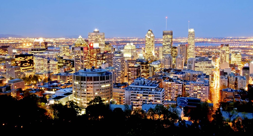 Photo of Montreal from Mount Royal Photo credit: Tourisme Montreal
