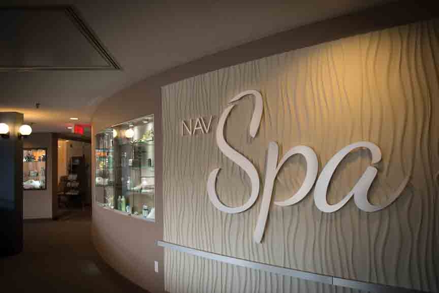 The ultra-modern SPA design was done in partnership with NORR