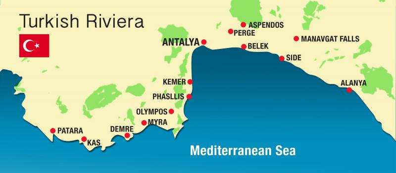 The Turkish Mediterranean — Antalya And The Turkish Turquoise Coast