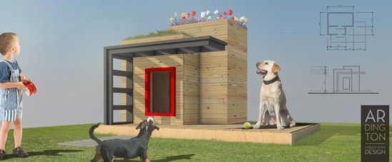 Homes for Woofs! Custom Doghouse Auction