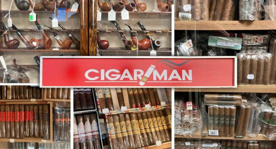 Great selection and three locations: Cigar Man has something for everyone!