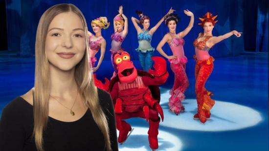 It’s a family affair for Disney On Ice cast member Sarah Santee