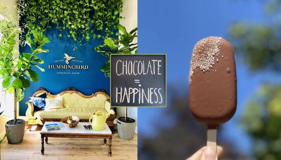 Chocolate equals happiness at Hummingbird Chocolate Café