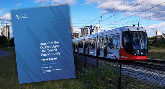 Public inquiry finds O-Train was a colossal failure of competency by city officials & Council.