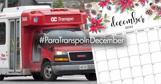 Will it be a December to remember for Para Transpo riders — #ParaTranspoInDecember