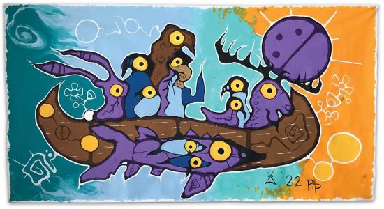 The magical Woodlands style of Ojibwe artist Patrick Paul