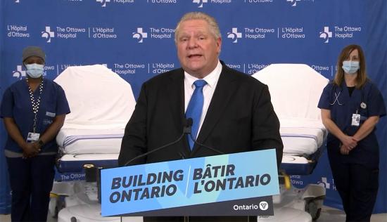 Ford announces Civic Campus expansion and defends Covid-19 reopening.
