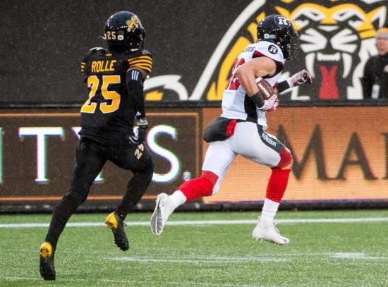 Redblacks Clinch First Place in the East with Complete Team Win Over Ti-Cats