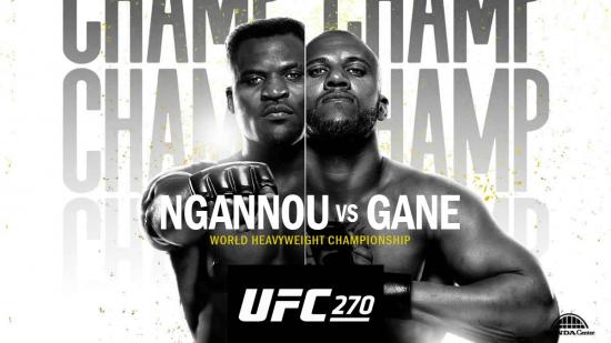 Francis Ngannou defends the heavyweight belt as an underdog to Ciryl Gane
