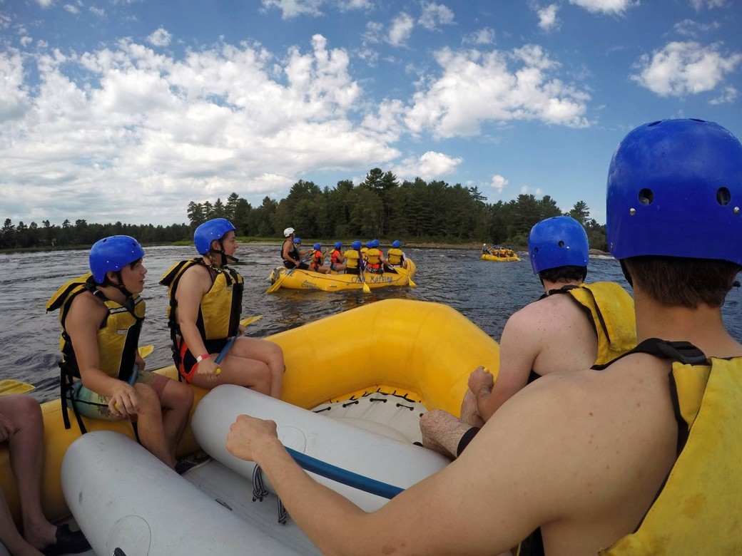 Whitewater rafting on the Ottawa River